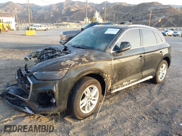 2023 Audi Q5 S line Premium with VIN WA1GAAFY1P2052745, listed as a IAAI auction lot 41454501 with Not provided miles and . Bid and sale history available at DreamBid. Image 2.