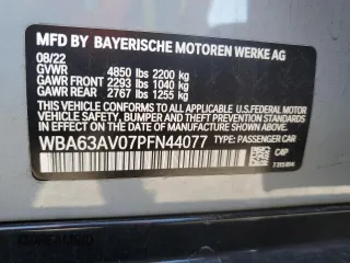 2023 BMW 4 Series 430i z VIN WBA63AV07PFN44077, wystawiony jako Copart lot #46280245 z przebiegiem 21 081 mil mil oraz Szkoda całkowita • Salvage title. Historia ofert i sprzedaży dostępna na DreamBid. Obrazek 13.