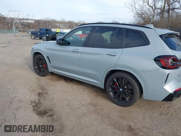 2023 BMW X3 M40i with VIN 5UX83DP04P9R51913, listed as a IAAI auction lot 41628309 with 23,681 mi miles and . Bid and sale history available at DreamBid. Image 3.