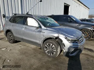 2022 Volkswagen Tiguan S with VIN 3VV0B7AX4NM131372, listed as a Copart auction lot 86389294 with 0 mi miles and Salvage Title. Bid and sale history available at carsss.com. Image 4.