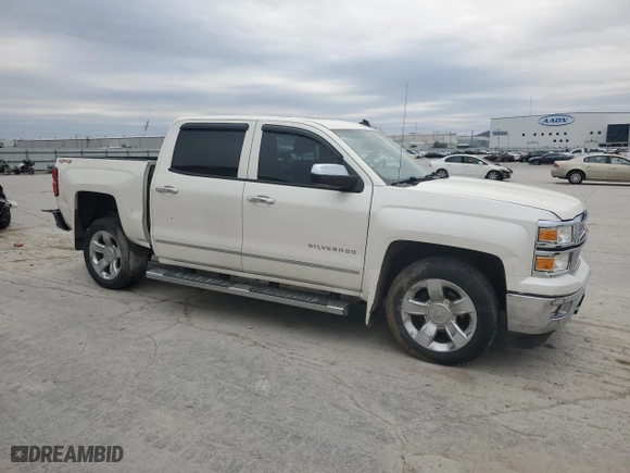 2014 Chevrolet Silverado 1500 LTZ with VIN 3GCUKSEC2EG321292, listed as a Copart auction lot 47559835 with 264,994 mi miles and Salvage Title. Bid and sale history available at carsss.com. Image 4.