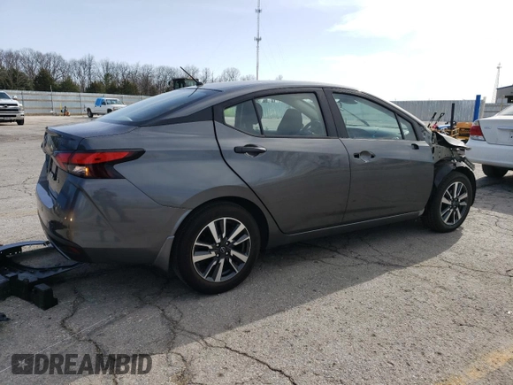 2024 Nissan Versa S with VIN 3N1CN8DV1RL866991, listed as a Copart auction lot 50181635 with 2,617 mi miles and Salvage Title. Bid and sale history available at DreamBid. Image 3.