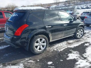 2006 Nissan Murano SL with VIN JN8AZ08W26W526238, listed as a IAAI auction lot 41351152 with 162,608 mi miles. Bid and sale history available at carsss.com. Image 4.