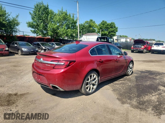 2015 Buick Regal GS with VIN 2G4GT5GX4F9263141, listed as a Copart auction lot 63770055 with 202,551 mi miles and Clean title. Bid and sale history available at DreamBid. Image 4.