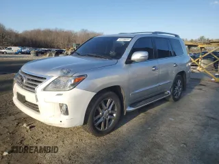 2013 Lexus LX 570 with VIN JTJHY7AX9D4100531, listed as a Copart auction lot 43138635 with 167,159 mi miles and Salvage title. Bid and sale history available at DreamBid. Image 1.