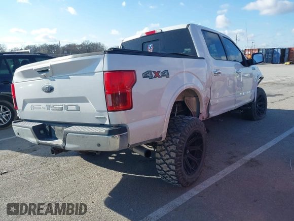 2019 Ford F-150 XL with VIN 1FTEW1EP0KFB38296, listed as a IAAI auction lot 41078929 with 72,251 mi miles. Bid and sale history available at carsss.com. Image 4.