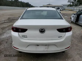 2023 Mazda 3 S Carbon Edition with VIN 3MZBPACM2PM370458, listed as a Copart auction lot 82400504 with 24,460 mi miles and Salvage title. Bid and sale history available at DreamBid. Image 6.