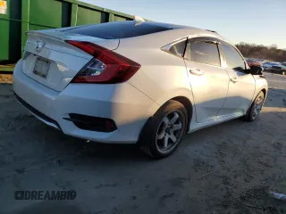 2020 Honda Civic Sedan EX with VIN 19XFC1F30LE010788, listed as a Copart auction lot 81782004 with 77,984 mi miles and Salvage Title. Bid and sale history available at carsss.com. Image 3.