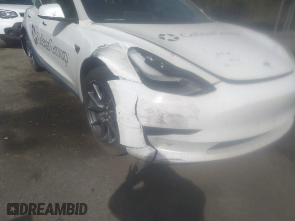 2021 Tesla Model 3 Long Range with VIN 5YJ3E1EB8MF943677, listed as a IAAI auction lot 36373517 with 23,726 mi miles and . Bid and sale history available at DreamBid. Image 6.