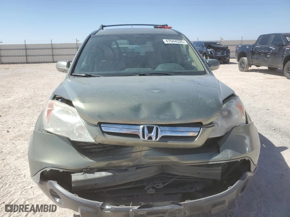 2009 Honda CR-V EX-L with VIN 5J6RE48749L037978, listed as a Copart auction lot 47044535 with 138,810 mi miles and Salvage Title. Bid and sale history available at carsss.com. Image 5.