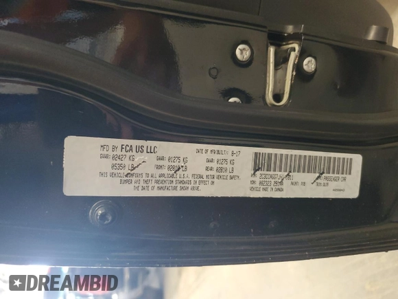 2018 Chrysler 300 S z VIN 2C3CCAGG7JH141811, wystawiony jako Copart lot #53568055 z przebiegiem 140 220 mil mil oraz Szkoda całkowita • Salvage title. Historia ofert i sprzedaży dostępna na DreamBid. Obrazek 12.