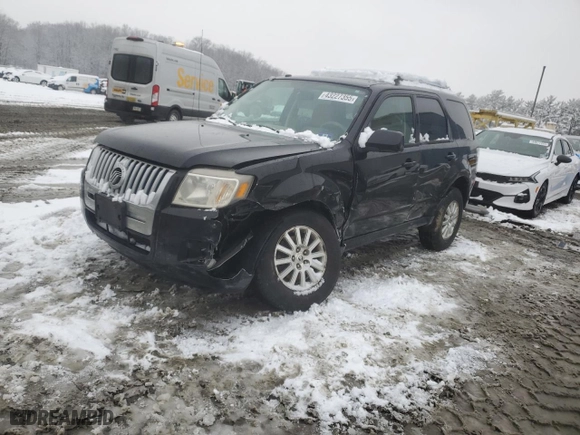 2010 Mercury Mariner Premier with VIN 4M2CN8HG3AKJ12984, listed as a Copart auction lot 43227355 with 175,339 mi miles and Salvage Title. Bid and sale history available at carsss.com. Image 1.