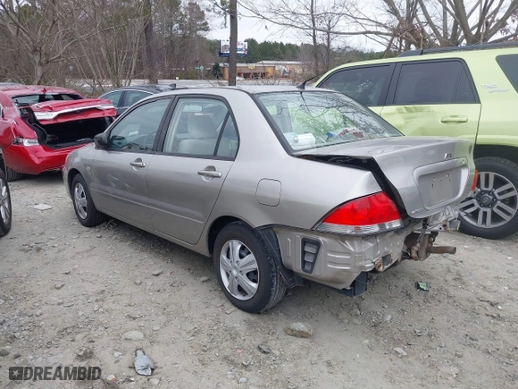 2004 Mitsubishi Lancer ES with VIN JA3AJ26E94U061750, listed as a IAAI auction lot 41262993 with 168,723 mi miles. Bid and sale history available at carsss.com. Image 3.