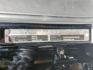 2013 Bentley Continental GT z VIN SCBGR3ZA0DC080246, wystawiony jako Copart lot #58498655 z przebiegiem 43 601 mil mil oraz Szkoda całkowita • Salvage title. Historia ofert i sprzedaży dostępna na DreamBid. Obrazek 12.