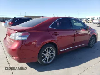 2010 Lexus HS 250h with VIN JTHBB1BA1A2012967, listed as a Copart auction lot 41755405 with 195,451 mi miles and Salvage Title. Bid and sale history available at DreamBid. Image 3.