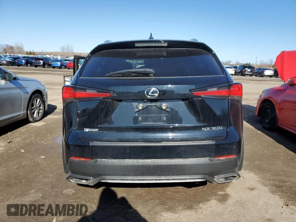 2018 Lexus NX with VIN JTJBARBZ6J2178830, listed as a Copart auction lot 51310715 with 121,059 mi miles and Salvage Title. Bid and sale history available at carsss.com. Image 6.
