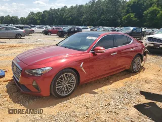 2020 Genesis G70 2.0T with VIN KMTG34LA5LU060257, listed as a Copart auction lot 58236515 with 73,506 mi miles and Salvage title. Bid and sale history available at DreamBid. Image 1.