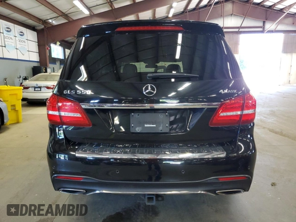 2017 Mercedes-Benz GLS 550 with VIN 4JGDF7DE2HA781443, listed as a Copart auction lot 65413945 with 170,810 mi miles and Clean title. Bid and sale history available at DreamBid. Image 6.