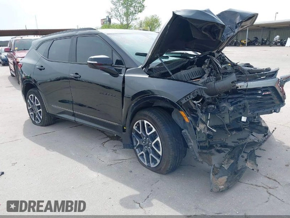 2024 Chevrolet Blazer RS z VIN 3GNKBERS5RS181954, wystawiony jako IAAI lot #42057083 z przebiegiem 10 701 mil mil oraz . Historia ofert i sprzedaży dostępna na DreamBid. Obrazek 19.