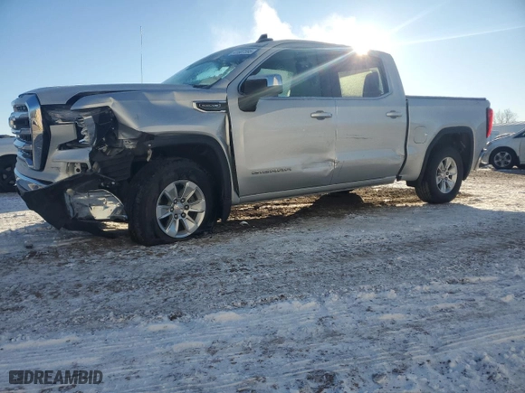 2022 GMC Sierra 1500 Limited SLE with VIN 3GTU9BEDXNG211949, listed as a Copart auction lot 41687595 with 26,003 mi miles and Clean Title. Bid and sale history available at carsss.com. Image 1.
