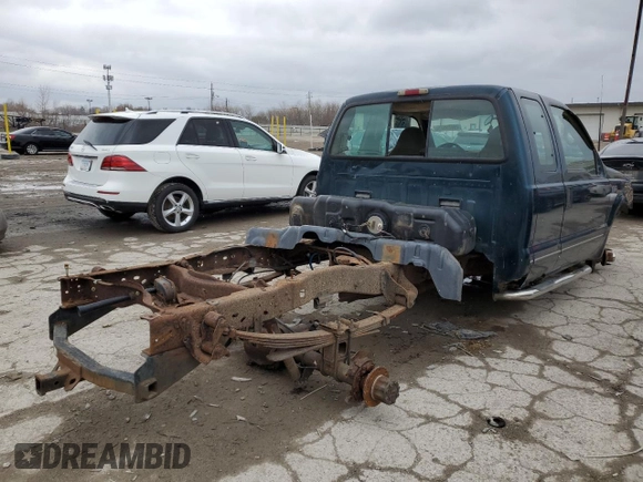1999 Ford F-250 XL with VIN 1FTNX21L8XEC14950, listed as a Copart auction lot 46689625 with 195,289 mi miles and Salvage title. Bid and sale history available at DreamBid. Image 3.