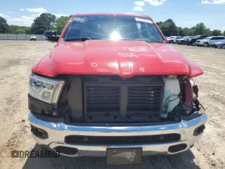 2021 Ram 1500 Lone Star with VIN 1C6RREFTXMN630958, listed as a Copart auction lot 55039995 with 53,497 mi miles and Salvage title. Bid and sale history available at DreamBid. Image 5.
