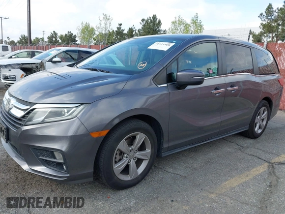2019 Honda Odyssey EX with VIN 5FNRL6H56KB069085, listed as a IAAI auction lot 41923928 with 96,331 mi miles. Bid and sale history available at carsss.com. Image 21.