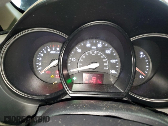 2013 Kia Rio LX z VIN KNADM4A38D6283981, wystawiony jako Copart lot #60595875 z przebiegiem 144 817 mil mil oraz Nie do naprawy • Non repairable. Historia ofert i sprzedaży dostępna na DreamBid. Obrazek 9.