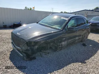 2023 Genesis GV70 2.5T with VIN KMUMADTB5PU133226, listed as a Copart auction lot 63562955 with 46,497 mi miles and Salvage title. Bid and sale history available at DreamBid. Image 1.