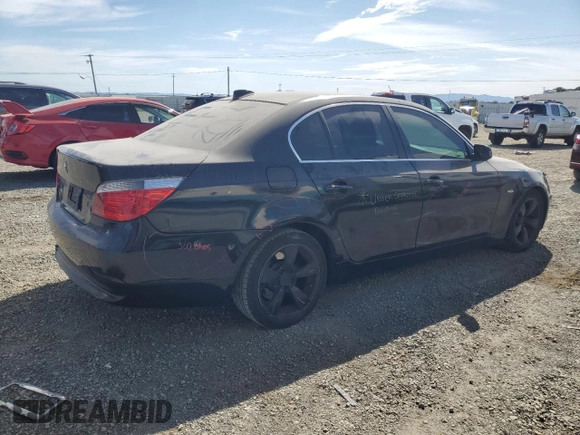 2004 BMW 5 Series 530i with VIN WBANA73534B810197, listed as a Copart auction lot 52813805 with 169,608 mi miles and Salvage Title. Bid and sale history available at DreamBid. Image 3.
