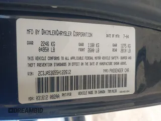 2005 Chrysler 300 with VIN 2C3JA53G55H122612, listed as a IAAI auction lot 41971677 with Not Provided miles. Bid and sale history available at carsss.com. Image 9.