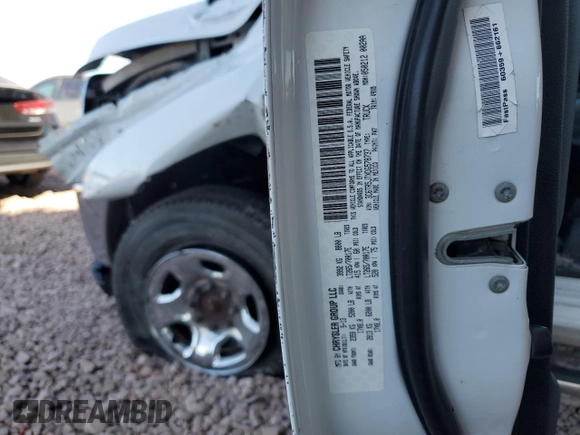 2013 Ram 2500 SLT with VIN 3C6TR5JTXDG578737, listed as a Copart auction lot 46677075 with 234,074 mi miles and Salvage title. Bid and sale history available at DreamBid. Image 12.
