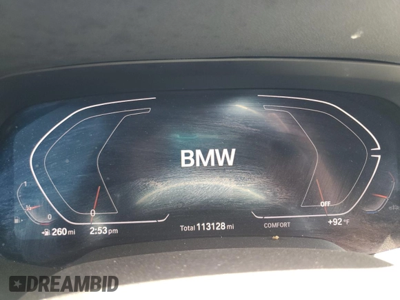 2021 BMW X5 sDrive40i z VIN 5UXCR4C07M9D91723, wystawiony jako Copart lot #54244835 z przebiegiem 113 128 mil mil oraz Szkoda całkowita • Salvage title. Historia ofert i sprzedaży dostępna na DreamBid. Obrazek 9.