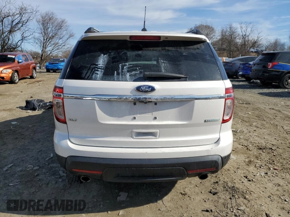 2013 Ford Explorer XLT with VIN 1FM5K7D93DGC18914, listed as a Copart auction lot 46955905 with 201,001 mi miles and Salvage Title. Bid and sale history available at carsss.com. Image 6.