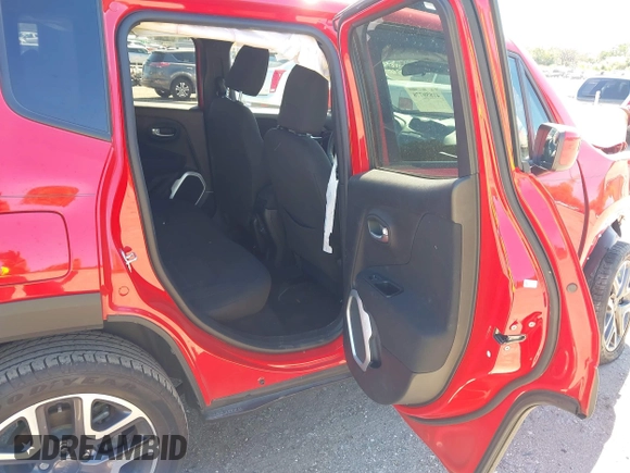 2018 Jeep Renegade Altitude with VIN ZACCJBBB0JPJ53636, listed as a IAAI auction lot 41859778 with 35,356 mi miles and . Bid and sale history available at DreamBid. Image 8.