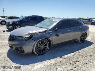2019 Acura TLX w/A-Spec Pkg with VIN 19UUB3F65KA006870, listed as a Copart auction lot 48508505 with 175,513 mi miles and Salvage Title. Bid and sale history available at carsss.com. Image 1.