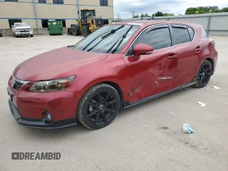 2011 Lexus CT 200h with VIN JTHKD5BH4B2039483, listed as a Copart auction lot 55633395 with Not provided miles and Clean title. Bid and sale history available at DreamBid. Image 1.