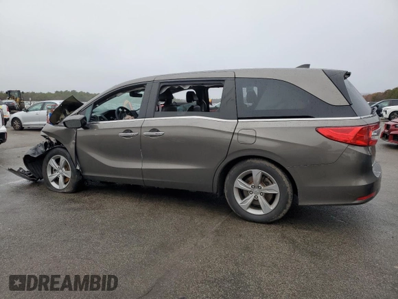 2020 Honda Odyssey EX-L with VIN 5FNRL6H70LB070221, listed as a Copart auction lot 84166514 with Not Provided miles and Salvage Title. Bid and sale history available at carsss.com. Image 2.
