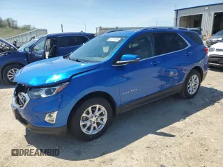 2019 Chevrolet Equinox LT z VIN 3GNAXUEV5KS584233, wystawiony jako Copart lot #56178305 z przebiegiem 49 205 mil mil oraz Szkody całkowita. Historia ofert i sprzedaży dostępna na DreamBid. Obrazek 1.
