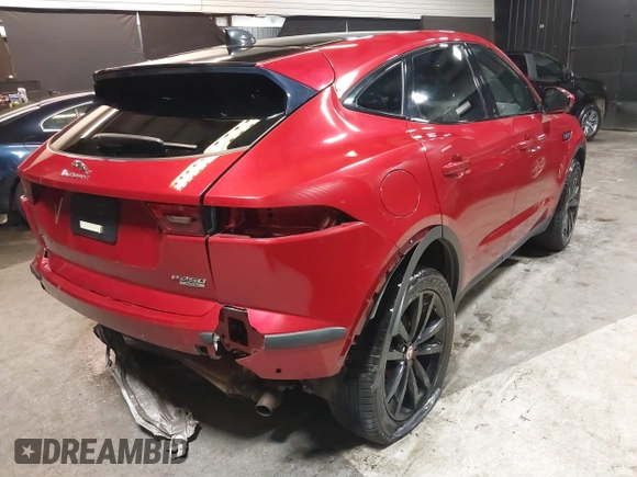 2020 Jaguar E-Pace SE z VIN SADFP2FX6L1Z77278, wystawiony jako IAAI lot #41804212 z przebiegiem 93 126 mil mil oraz . Historia ofert i sprzedaży dostępna na DreamBid. Obrazek 4.