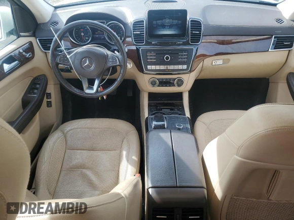 2019 Mercedes-Benz GLS with VIN 4JGDF6EE9KB225883, listed as a Copart auction lot 49136445 with 114,860 mi miles and Salvage Title. Bid and sale history available at carsss.com. Image 8.