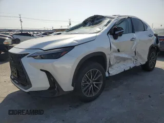 2025 Lexus NX 350h Premium with VIN JTJGKCEZ6S5036439, listed as a Copart auction lot 62519755 with Not provided miles and Salvage title. Bid and sale history available at DreamBid. Image 1.