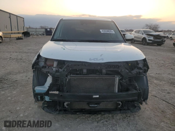 2022 Kia Soul Turbo with VIN KNDJ53AFXN7180712, listed as a Copart auction lot 43558835 with 55,487 mi miles and Salvage Title. Bid and sale history available at carsss.com. Image 5.