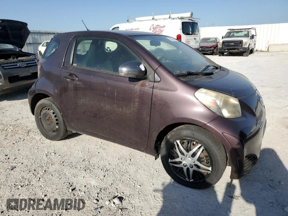 2012 Scion iQ with VIN JTNJJXB0XCJ017342, listed as a Copart auction lot 75530474 with 0 mi miles and Clean Title. Bid and sale history available at carsss.com. Image 4.