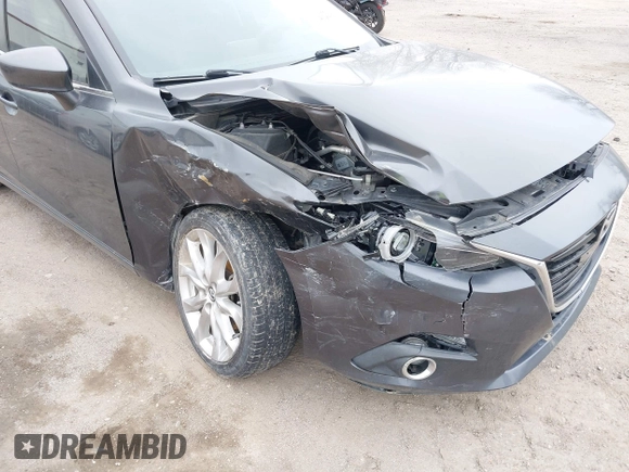 2014 Mazda 3 S Touring with VIN JM1BM1L30E1200337, listed as a IAAI auction lot 41906333 with 92,873 mi miles and . Bid and sale history available at DreamBid. Image 6.