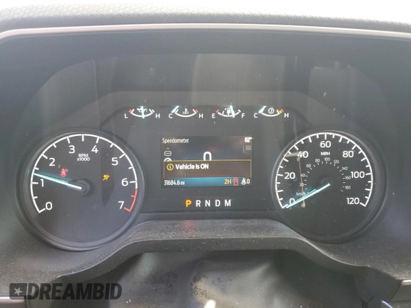 2023 Ford F-150 XL with VIN 1FTEW1EP8PKE04419, listed as a Copart auction lot 60843835 with 31,684 mi miles and Salvage title. Bid and sale history available at DreamBid. Image 9.