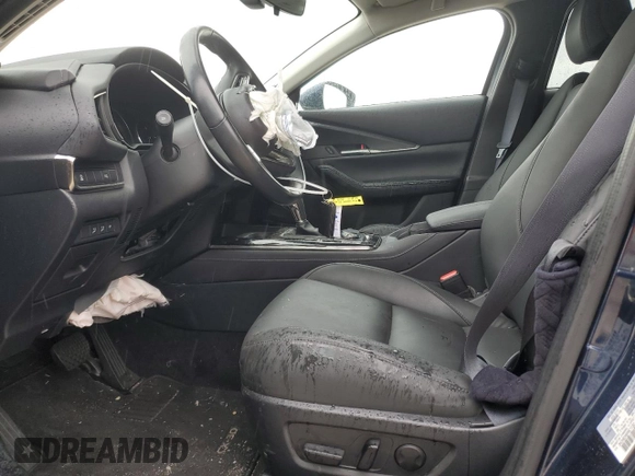 2023 Mazda CX-30 S Carbon Edition with VIN 3MVDMBCM8PM571080, listed as a Copart auction lot 79252764 with 17,001 mi miles and Salvage Title. Bid and sale history available at DreamBid. Image 7.