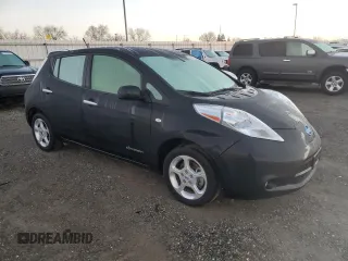 2012 Nissan LEAF SL with VIN JN1AZ0CP4CT017182, listed as a Copart auction lot 86753844 with 118,534 mi miles and Clean Title. Bid and sale history available at carsss.com. Image 4.