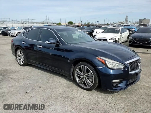 2017 Infiniti Q70 3.7 z VIN JN1BY1AP1HM741381, wystawiony jako Copart lot #48637015 z przebiegiem 122 862 mil mil oraz Szkoda całkowita • Salvage title. Historia ofert i sprzedaży dostępna na DreamBid. Obrazek 10.