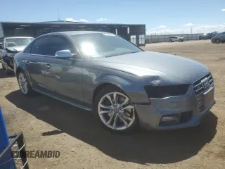 2013 Audi S4 Premium Plus z VIN WAUBGAFL1DA227349, wystawiony jako Copart lot #54449925 z przebiegiem 115 844 mil mil oraz Szkody całkowita. Historia ofert i sprzedaży dostępna na DreamBid. Obrazek 4.